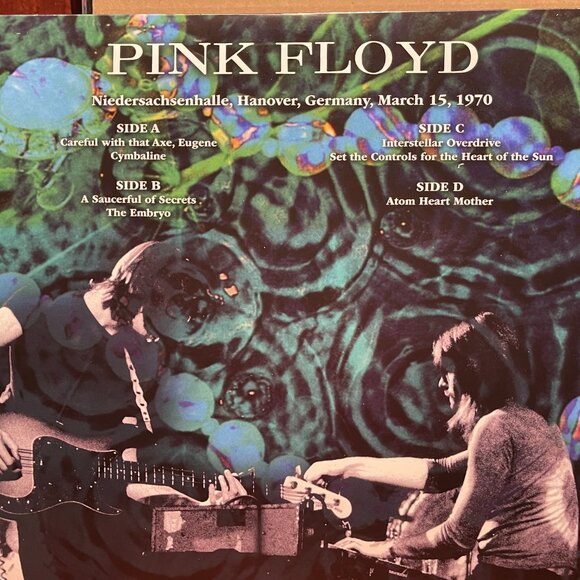 PINK FLOYD 2 LP Vinyl German Warm Glow #’d copy Marbled Green or Yellow Live New - Picture 4 of 7